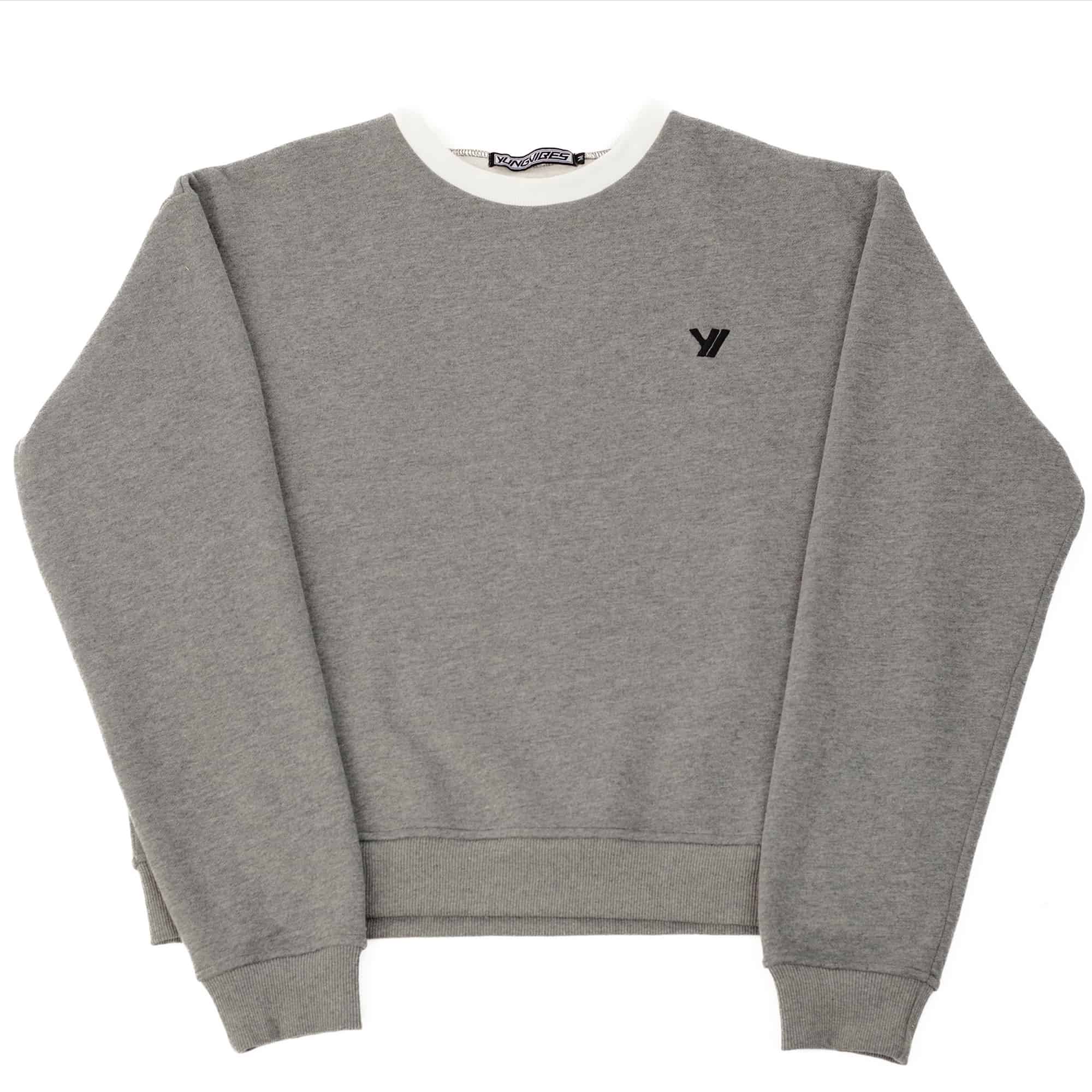 Crew Neck Oversized Pullover Jumper | Sleek Grey