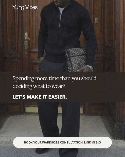 Got a closet full of clothes, but still find yourself wearing the exact same 2–3 outfits every single week?
You don't have a clothing shortage—you have an integration problem. Buying more clothes only adds noise. True style efficiency starts with building clarity around what you already own.
Our 1:1 Wardrobe Consultation helps you:
Use what you have: Unlock hidden combinations from your current rotation.
Streamline your morning: Eliminate option overload and decision fatigue.
Identify the gaps: Pinpoint the exact missing anchor pieces needed to complete your lineup.
Show up as the man you’re becoming.
👉 Hit the link in our bio to book your Discovery Call today.